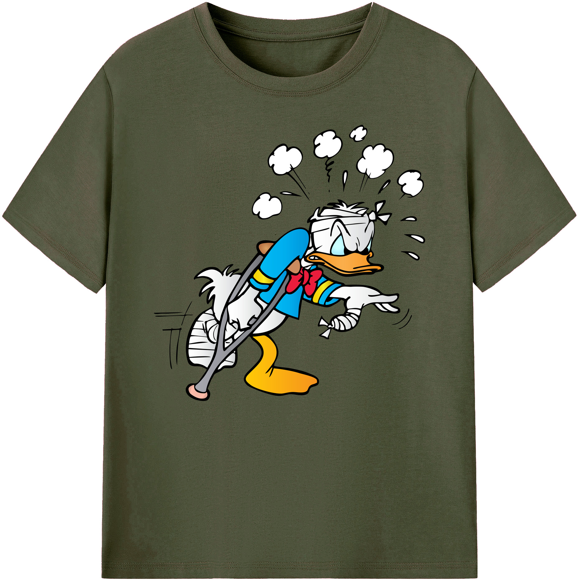 ミッキーマウス Mickey Mouse 綿100％ メンズ半袖Tシャツ｜肌触りやわらか＆通気性